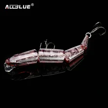 ALLBLUE Professional Jointed Swimbait 70mm 90mm Sinking Minnow Fishing Lure Jerkbait Artificial Hard Baits for Pike Bass Perch