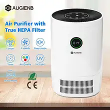 AUGIENB Air Purifier For Home True HEPA Filters Large Desktop Purifiers Filtration Air Cleaner Odor Eliminato Sterilization