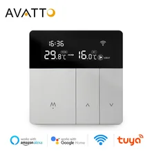 AVATTO WiFi Smart Thermostat Temperature Controller锛�00-240 V Tuya APP Remote Control Work with Alexa Google Home Yandex Alice