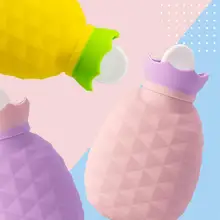 Adorable Hot Water Bag Water Filling Low Temperature Resistant Warm Pouch Leak-proof Hot Water Pouch