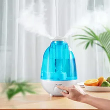 Air Humidifier 360 Degree Rotating Dual Nozzles 110V-220V for Bedroom Office Essential Oil Aromatherapy Diffuser 4000ML
