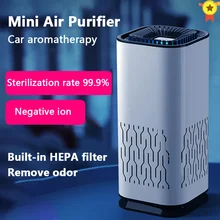 Air Purifier with True HEPA Filters Desktop Purifiers Filtration Air Cleaner Car Mini Negative Ion air purifier For Home