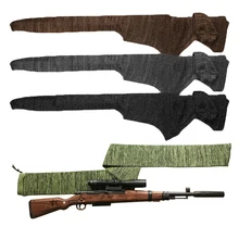 Airsoft Gun Sock Rifle Knit Polyester Rifle Gun Protector Cover Bag Moistureproof Storage Sleeve Hunting Rifle Holster