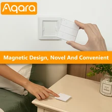 Aqara Opple Wireless Switch Magnetic Smart Light Switch App Control Wireless Wall Switch No Wiring Required for Mihome Mijia App