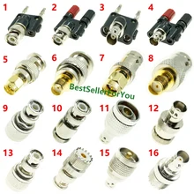 BNC Male Female To SMA UHF N PL259 SO-239 2x BANANA Male Female RF Connector Adapter Test Kit