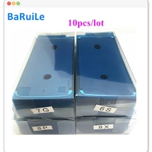 BaRuiLe 10pcs Waterproof Sticker for iPhone 6S 7 8 Plus X 13 XS Max XR 3M Adhesive Pre-Cut LCD display Frame Tape Repair Parts