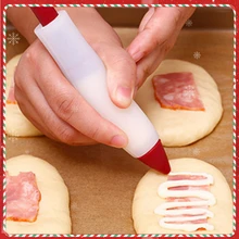 Baking Tools Food Grade Silicone Chocolate Squeeze Sauce Writing Decorating Pen Cake Writing Pen G Milking Pen