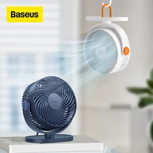 Baseus Xiaomi Desktop Fan Portable Fan Adjustable Angle For Summer Office Cooling USB Mini Air Cooler Summer Hanging Household