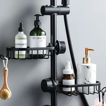 Bathroom Faucet Storage Rack Shower Soap Holder Bathroom Organization Shower Gel Holder Bathroom Accessories