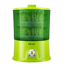 Bean Sprouts Maker Thermostat Green Vegetable Seedling Growth Bucket Automatic Electric Sprout Bud Germinator Machine