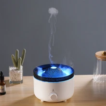 Bedroom Air Humidifier Volcanic Cool Mist Maker Fogger Essential Oil Diffuser