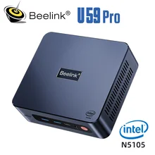 Beelink U59 Pro Intel 11th N5105 Mini PC Windows 11 DDR4 16GB 512GB SSD U59 Intel N5095 8GB 256GB 1000M Desktop Gaming Computer
