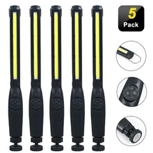 COB LED Flashlight Magnetic Work Light USB Rechargeable Torch Hook Portable Lantern Inspection Light Camping Car Repair Lamp