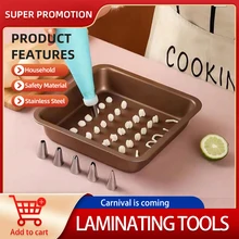 Cake Decorating Tip Sets Stainless Steel Cream Nozzle Pastry Tools Accessories Cake Decorating Pastry Bag Kitchen Baking Set