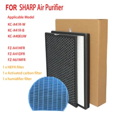 Carbon Filter FZ-A41DFR HEPA Filter FZ-A41HFR for Air Purifier KC-A41RB KC-A41RW
