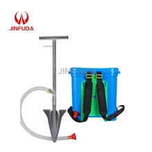 China hot sale backpack fertilizer applicator manual knapsack spreader fertilizer
