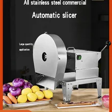 Commercial electric Slicer Manual Cutter fruit vegetable potato radish lemon slicing meat cutting Machine vegetable chopper