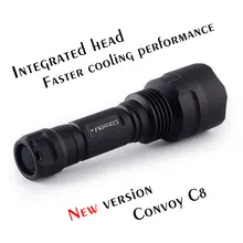 Convoy C8 XML2 U2-1A LED Flashlight torch lantern lanterna bike self defense camping light lamp for bicycle 7135*8