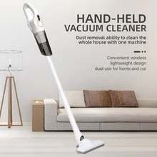 Cordless Stick Vacuum Cleaner 12000Pa Powerful Suction Vertical Handheld Wireless Car & Home Vac for Carpet Hard Floor & Pet