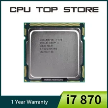 Core i7 870 2.93 GHz Quad-Core L3 8M Processor Socket 1156 CPU SLBJG 95W