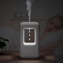 Creative Anti Gravity Humidifier Water Fountain Lamp Levitating Water Drops Air Purification Atomization Lamp Time Hourglass
