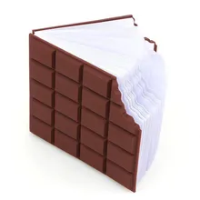 Creative stationery chocolate Memo Pad student gifts cute notebook 80 sheets of white notes lovely note pad