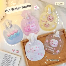 Cute Cartoon Hand Warmer Mini Durable Hot Water Bag Girl Portable Pocket Hand Feet Hot Water Bottle Warming Products Hot Pack