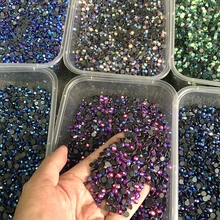 DMC SS6 SS30 Crystal AB Hotfix Stones Hot Fix Rhinestone Glitter Crystal Strass Iron On Rhinestones For Garment Clothing Dress