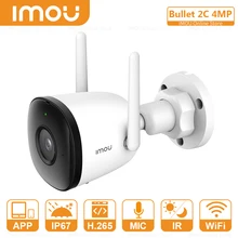 Dahua Imou 4MP QHD IP Camera Wifi Outdoor Human Detection Built-in Mic IP67 Weatherproof Built-in Wi-Fi Hotspot Support ONVIF