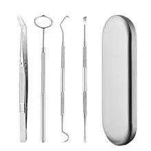 Dentist Tools Oral Care Tool Set Stainless Steel Appliances Calculus Remover Tooth Cleaning Tools