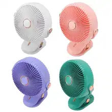 Desk Clip On Fan 3 Wind Speed Safe Design Compact Portable Small Fan Desktop Fan Clip On Fan for Home Dorm Stroller