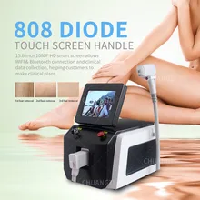 Diode Lase-r Hair Removal Machine 808nm 755 1064 Lase-r Painless Permanent Hair Removal Machine with cooling head