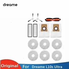 Dreame L10s Ultra Cleaner Spare Parts Main Side Brush Hepa Filter Mop Rag Dust Bags Original Accessories