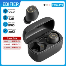EDIFIER TWS1 Pro TWS Wireless Bluetooth Earphone aptX Bluetooth V5.2 up to 42hrs playback time Fast charging capabilities