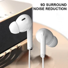 Earphone in-Ear through-Hole Universal in-Ear for Apple Huawei 3.5 Interface Headset