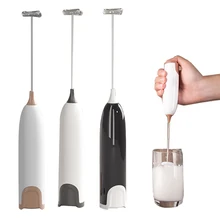 Electric Milk Frother Kitchen Drink Foamer Whisk Mixer Stirrer Coffee Cappuccino Creamer Whisk Frothy Blend Whisker Egg Beater