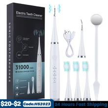 Electric Sonic Dental Scaler Teeth Whitening Portable Tartar Teeth Cleaner Tool Ultrasonic Calculus Remover For Teeth