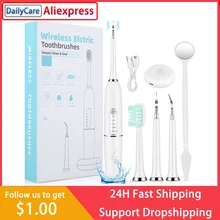 Electric Sonic Dental Scaler Teeth Whitening Portable Tartar Teeth Cleaner Tool Ultrasonic Calculus Remover For Teeth Home