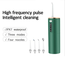 Electric Tooth Cleaner Oral Irrigator Rechargeable Water Jet Teeth Cleaner Whitening Food Grade Dental Teeth Cleaner