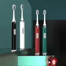 Electric Toothbrush Adult Soft Bristle Fully Automatic Male Women's Battery Basic Waterproof Mute Sonic Toothbrush