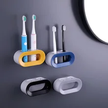 Electric Toothbrush Holder Double Hole Wall Toothbrush Organizer Toothbrush Stand Brush Holder Bathroom Accessories