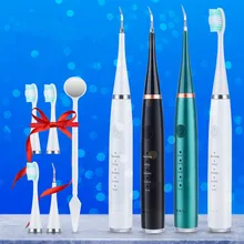 Electric Toothbrush Sonic Dental Scaler Teeth Whitening kit Tooth Whitener Calculus Tartar Remover Tools Cleaner Stain Oral Care