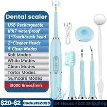 Electric Vibration Tooth Calculus Remover Sonic Dental Scaler Teeth Care Whitening Toothbrush Cleaner Dental Oral Hygiene Tools