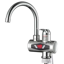 Electric Water Heater Bathroom Kitchen Instant Hot Water Tap Faucet Tankless Instant Hot Water Faucet 3000W 3S Fast heat