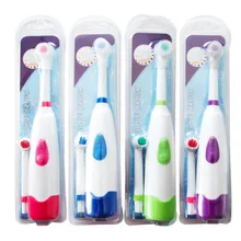 Electric toothbrush waterproof rotary delivery two soft bristle toothbrush heads children's toothbrush adult toothbrush