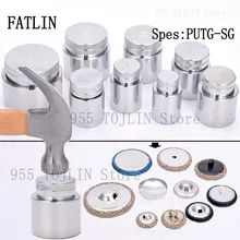 Fabric Covered Button Mold 20L-60L Press Die Assembly Mould Tool For Round Bread Shape Button Accessories DIY Free Shipping PUTG