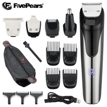 FivePears Barber Hair Clipper Men锛孒air Cutting Machine Beard Trimmer Men's Electric Shaver锛孒aircut Machine Trimmer For Men