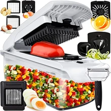 Food Chopper 14 In1 Multifunctional Vegetable Chopper Household Salad Chopper Kitchen Accessories Kitchen Meat Grinder for Home