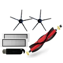 For Xiaomi Roborock S5 Max S6 S50 S6 MaxV S4 E4 Accessories Detachable Main Brush Silicon Side Brush Washable Filter