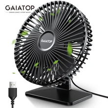 GAIATOP Desk Fan Portable USB Fan 90掳 Adjustable Cooling Fan Mute 4 Speed Adjustment Ultra Quiet Suitable For Home Desk Office